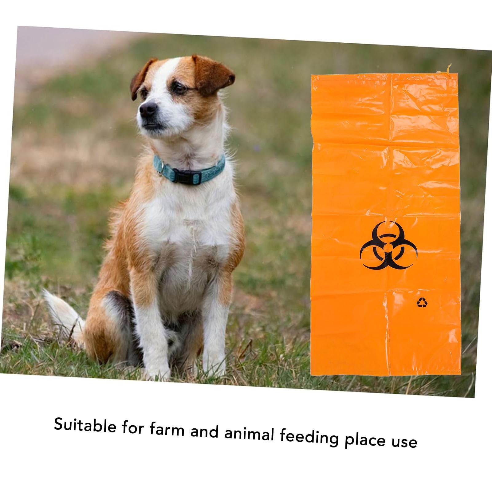 2 Pcs Dog Body Bag, Leakproof PE Cadaver Bag, Abrasion Animal Corpse Bag for Pet Corpses, Multi Purpose, Spacious Design for Various Sizes