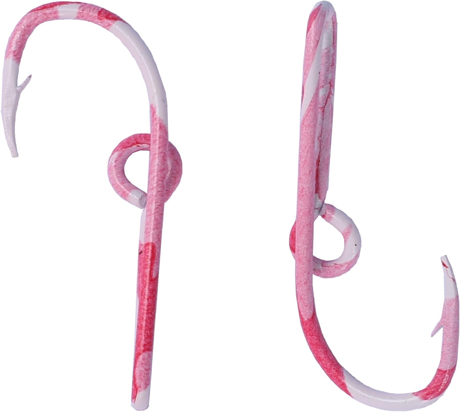 2つeagle Clawピンク迷彩帽子フックピン魚フック帽子カモの魚フックmoney Tie Clasp のセット2つフック