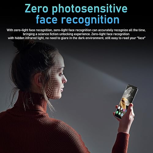 Miniatura 7 de Yoidesu Reno9 Pro Teléfonos desbloqueados, 6.6 pulgadas HD pantalla grande Smartphone para Android, 6GB 128GB ROM expansión, 8MP 24MP cámara dual,