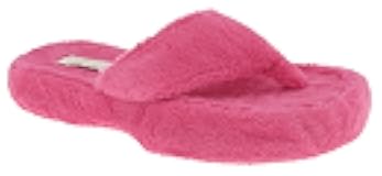 Capelli New York Ladies Micro Cozy Indoor Slippers Pink Medium