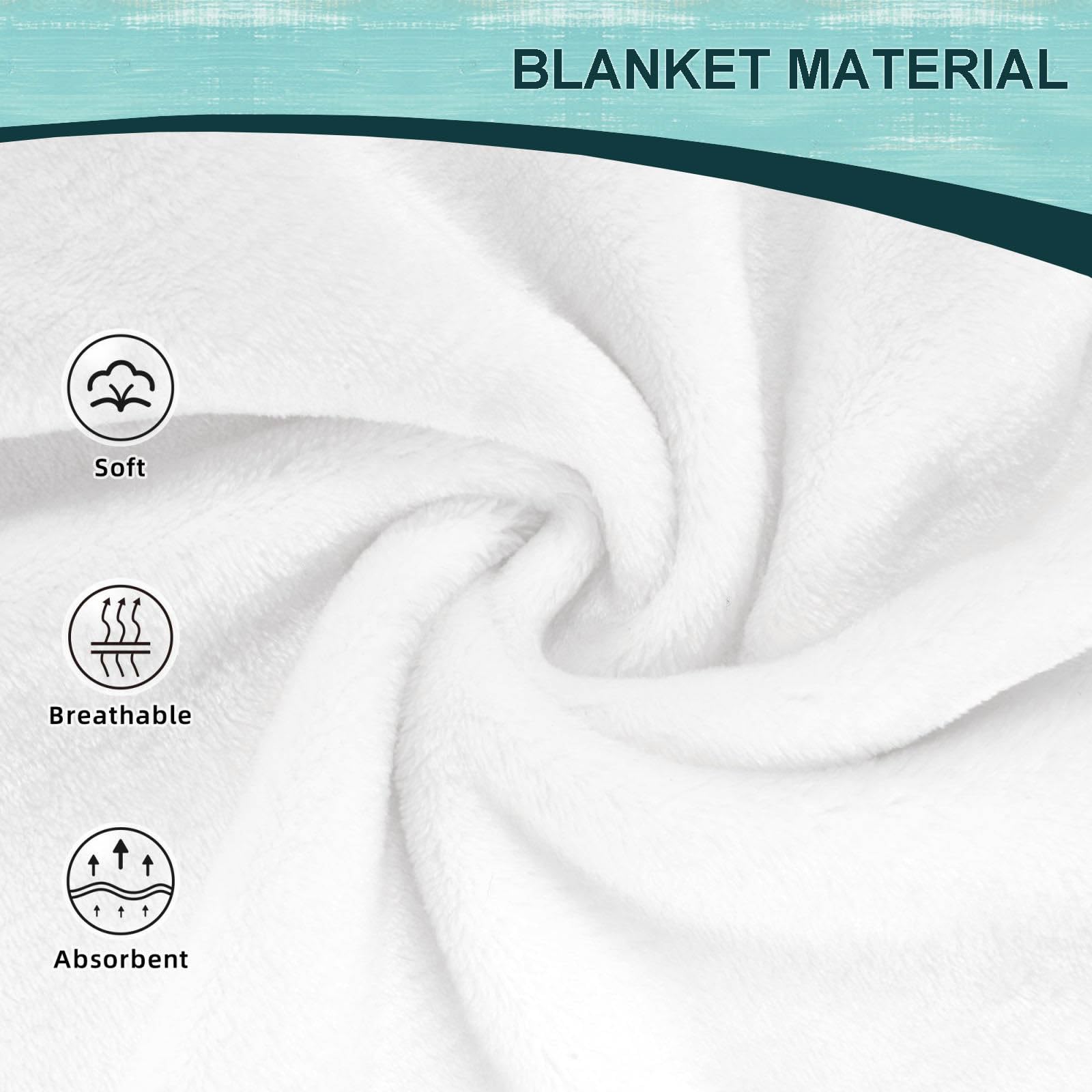 Sobriety Gifts for Women/Men Blanket 60"X50", Addiction Recovery Gifts, 1/10 Year Sobriety Gifts