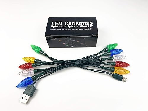 Miniatura 2 de Luces LED de Navidad, USB y cargador de bombilla para iPhone, disponible con iPhone 5, 5S, 6, 6S, 6 Plus, 7, 7 Plus, 8, 8 Plus, 8 X