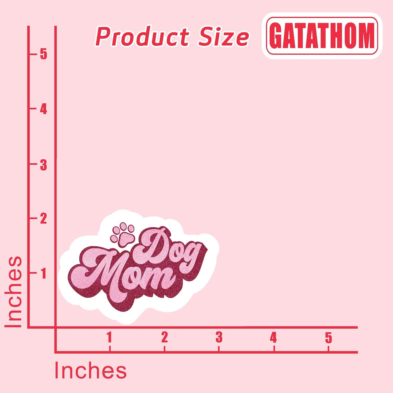 (3PCS) Dog Mom Stickers, Waterproof Vinyl Decals for Water Bottle Scrapbook Laptop Phone Case Tumbler, Gifts for Mom Mama Mothers Day Dog Lovers, 3" x 2.1 " - Image 2