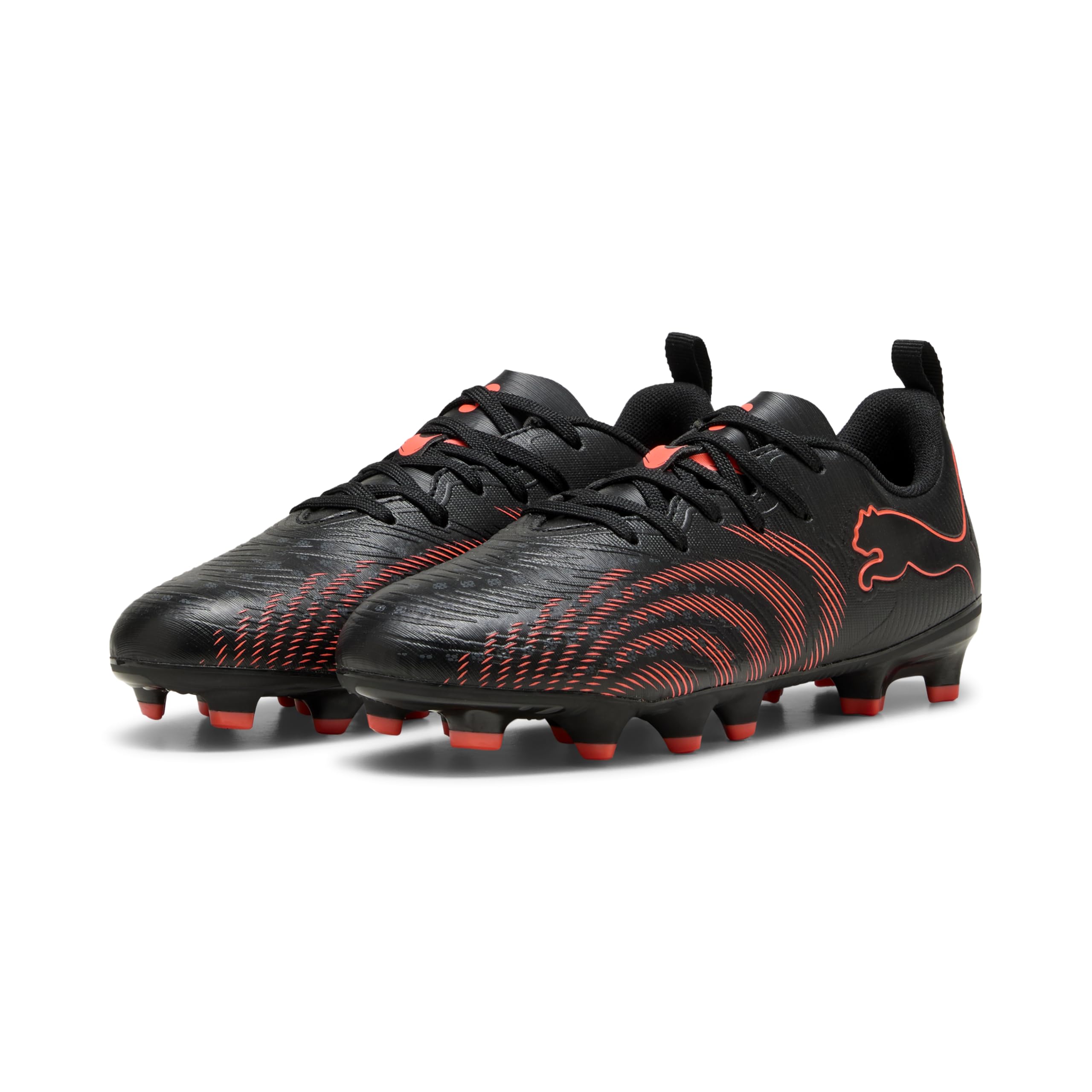 PUMA Future 9 Play IT JR Fußballschuhe 108723 02 Puma Black Glowing red Gray