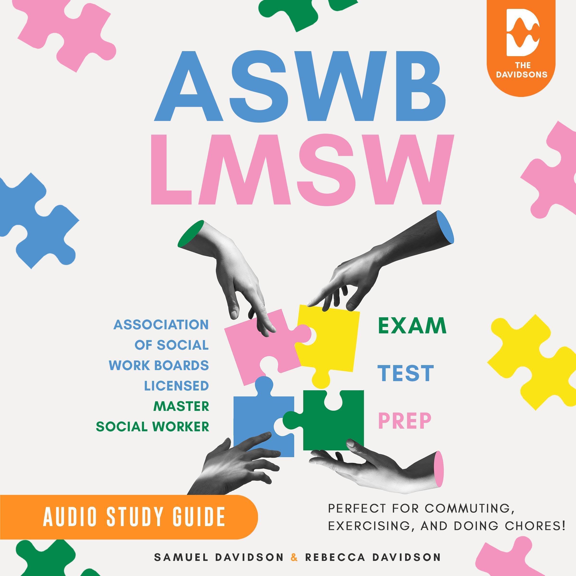 Cover art for ASWB LMSW Exam Test Prep Association of Social Work Boards Licensed Master Social Worker - Audio Study Guide