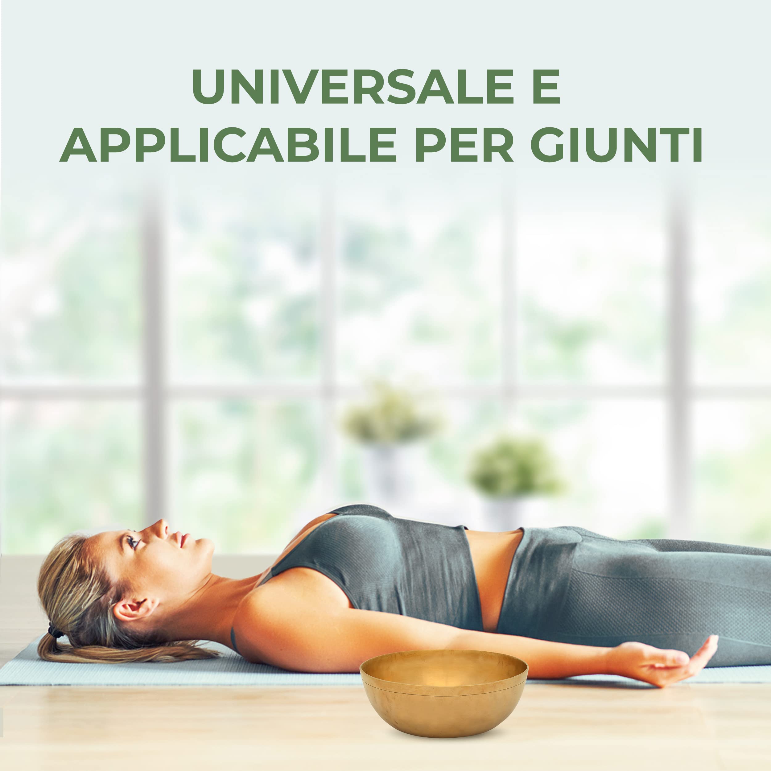 MASSAGE-EXPERT Campana Tibetana Universale, Ø 21,5 cm, 950 gr - Ampio spettro sonoro per un efficace massaggio sonoro e musicoterapia in tutto il corpo, Qualità eccezionale