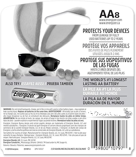 Vista 12 de Pilas alcalinas AA premium marca Energizer Max, H8-ZSHI-TBZG, Paquete de 24, 24 unidades, 1, 1