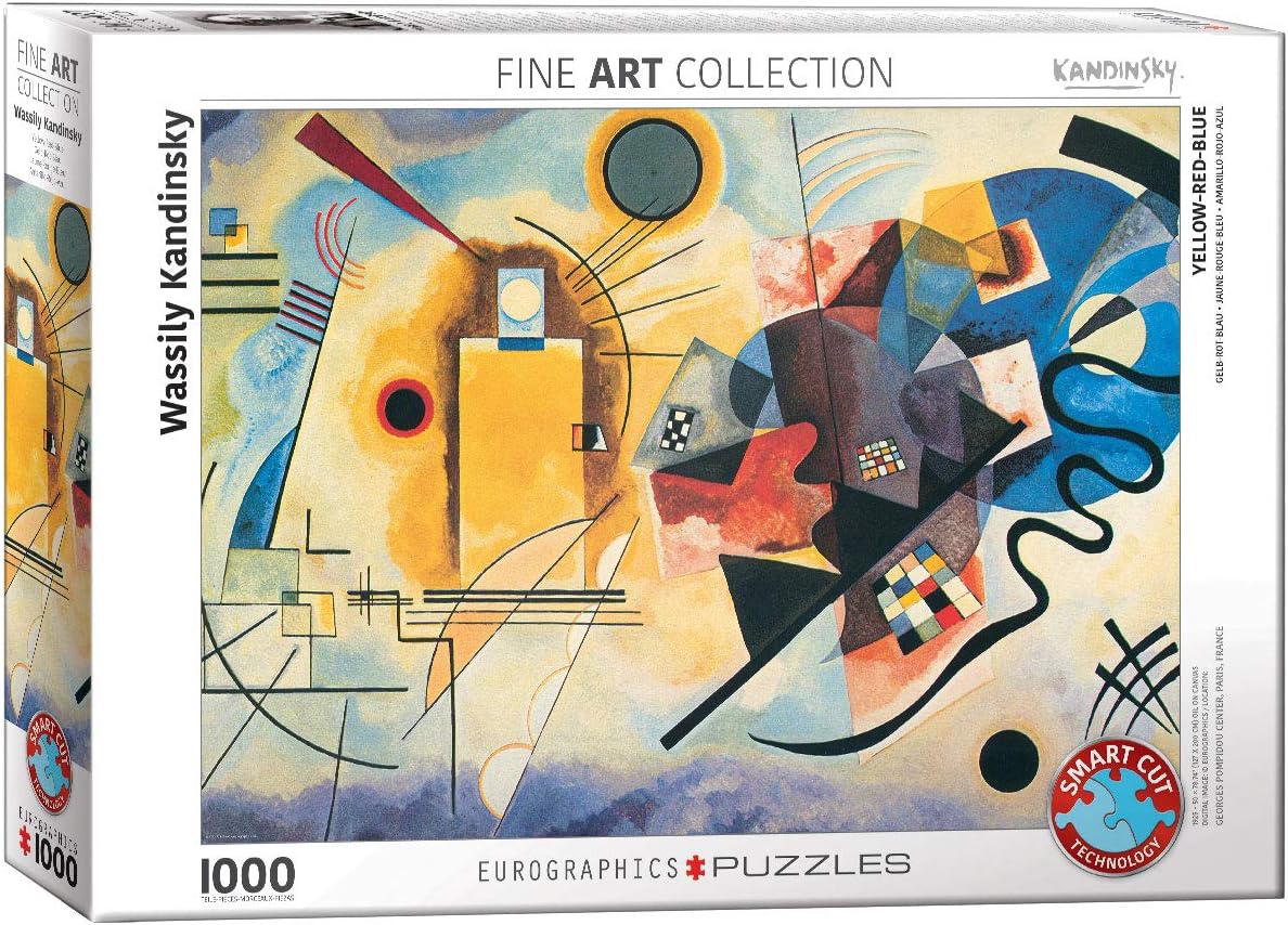 Eurographics 1000pcs - Yellow Red Blue