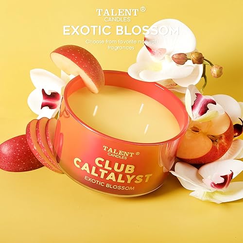 Miniatura 3 de Velas perfumadas para el hogar disfruta de velas en frasco, cera de soja natural con 3 mechas de algodón, regalo de inauguración de la casa para