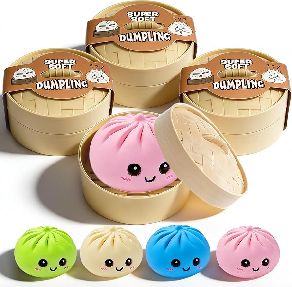 Dumpling squishies (4pc Dumpling squishies) - 1