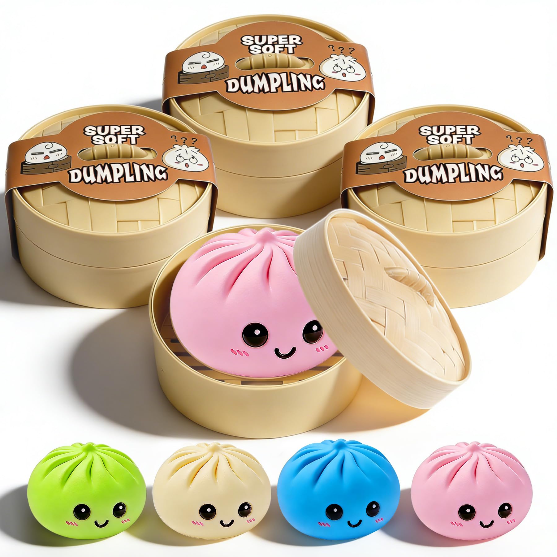 Dumpling squishies (4pc Dumpling squishies)