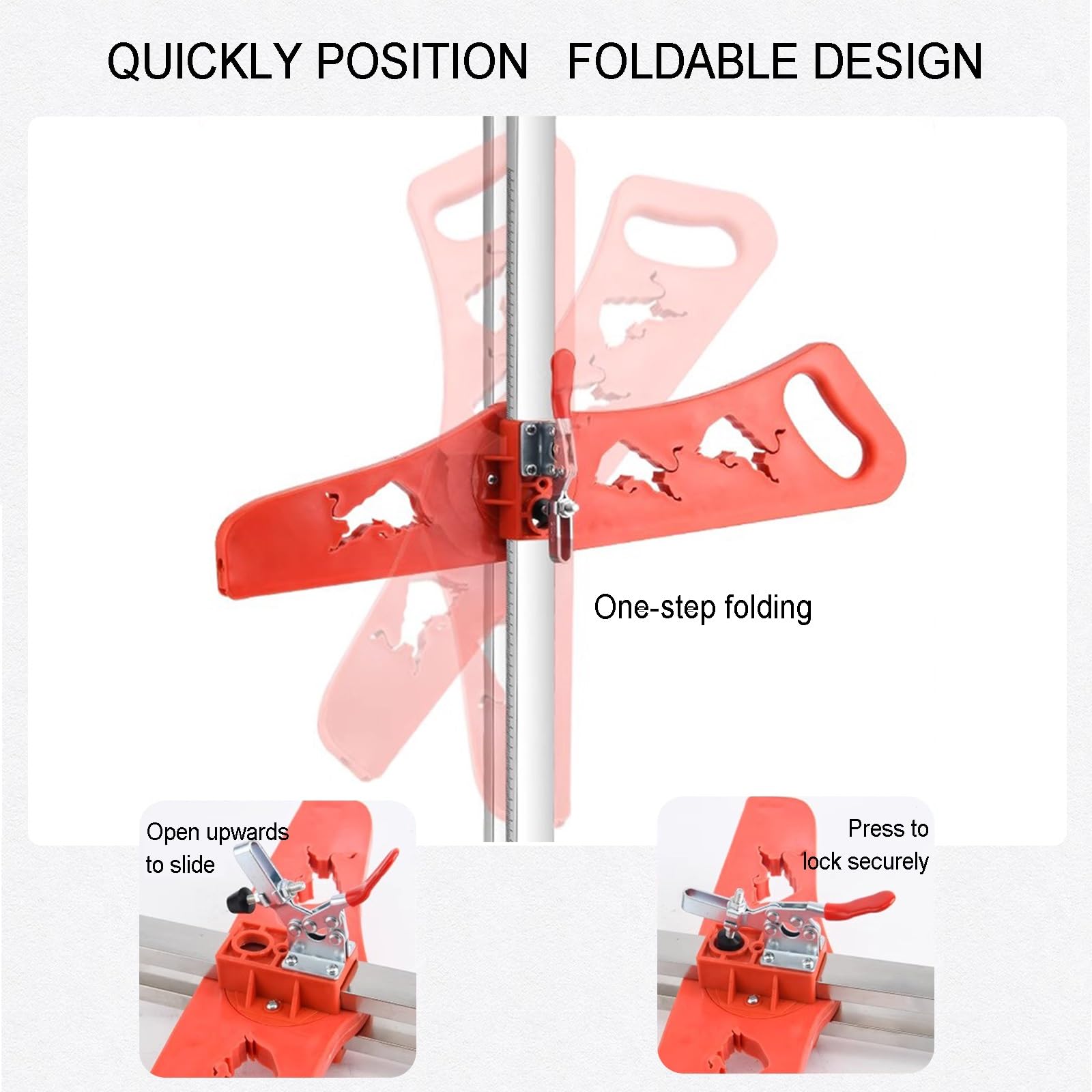 Taglierina Pieghevole per Cartongesso,Strumento di Taglio a Parete Secca,Larghezza di Taglio Regolabile da 2 a 60 Cm, Fino a 14 Mm di Spessore, Pratico Strumento per La Casa(All-rounder-12 blades)