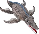 Jouet en peluche de dinosaure, Mosasaurus en peluche d'animaux farcis Poupée d'oreiller, moelleux gris - Présent pour tous les âges & Occasion