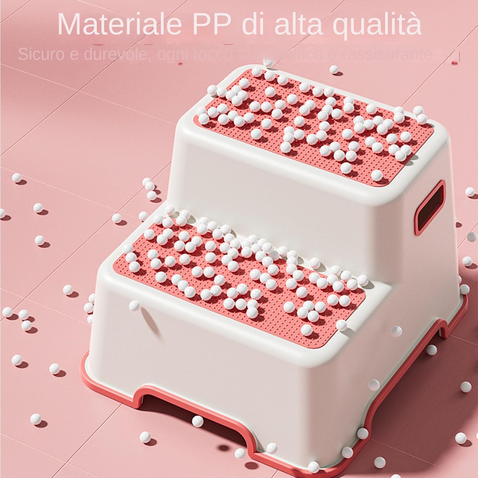 allenatore vasino di sgabello-2, poggiapiedi non slip | Manager del bagno