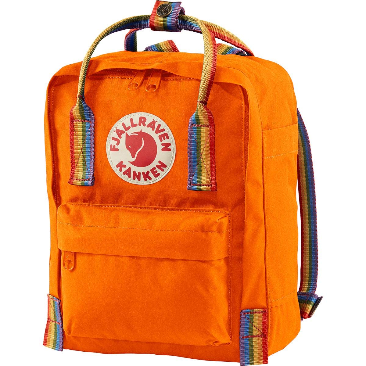 Fjällräven Fjallraven F23621-212-907 Kånken Rainbow Mini Burnt Orange-Rainbow Pattern OneSize