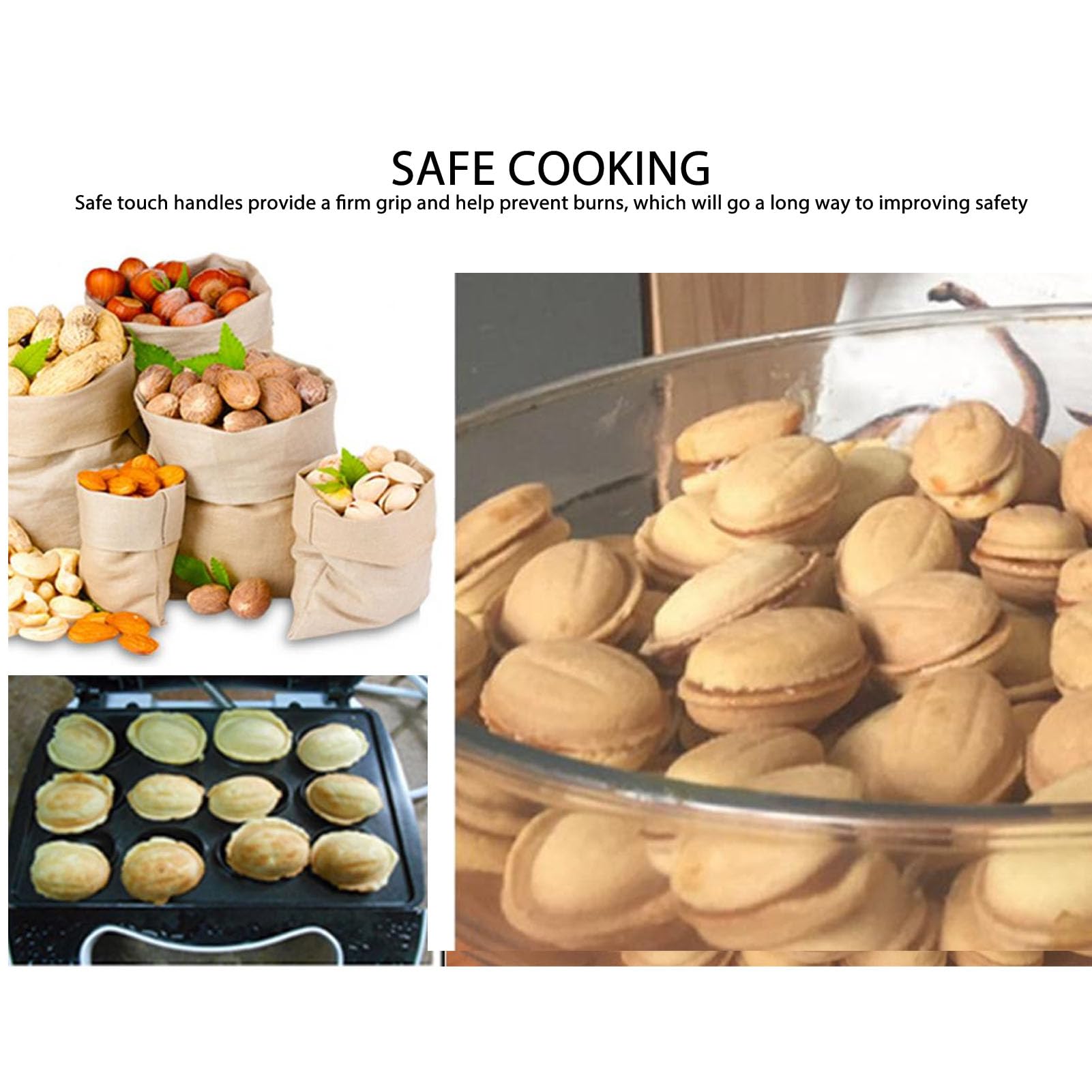 Cookie Assorted Maker Oreshki Mould Cookie Pressen Maschine Elektrische Süßigkeiten Walnuss Gebäck Backen Werkzeug Mini Haushalt für Kuchen Sandwich EU Stecker