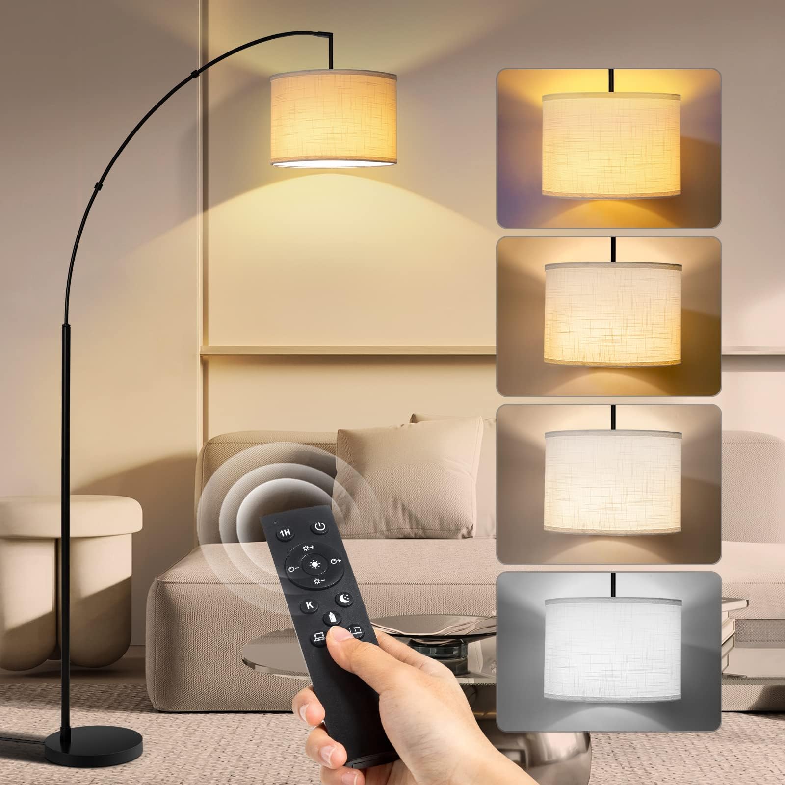 ROTTOGOON dimmbare Bauernhaus-Stehlampe, industrielle Stehlampe für Wo