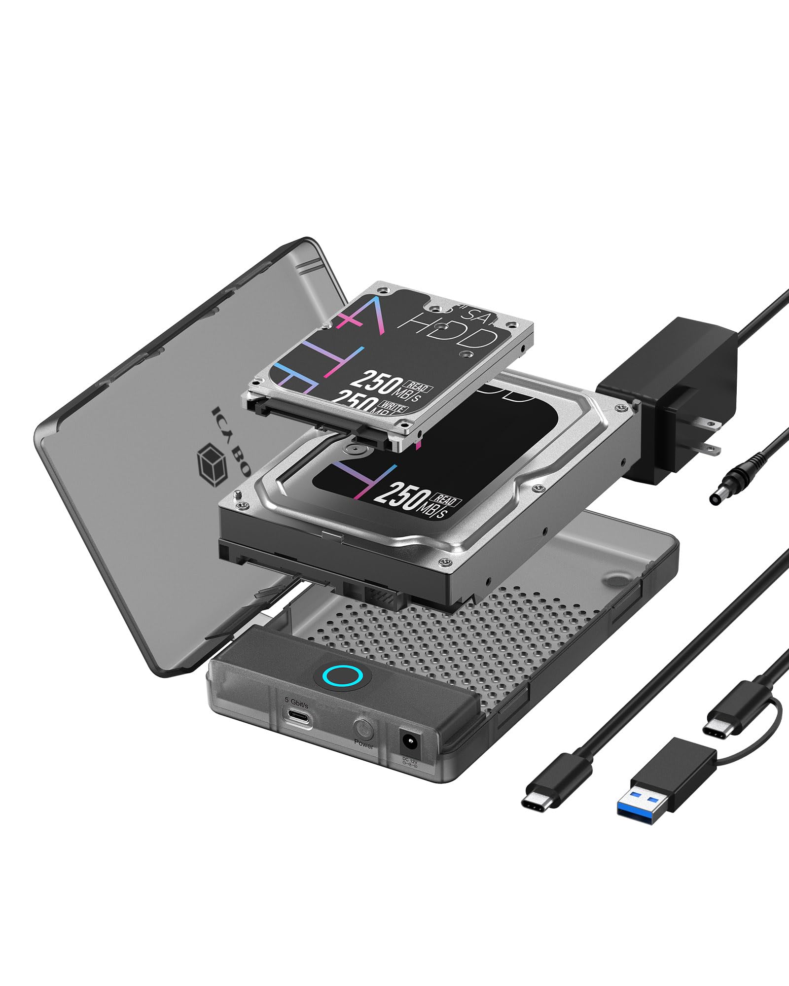 Ext. Case for 3.5" HDD to USB 3.2 Gen 1 Type-C + A, 5 Gbit/s-image-49