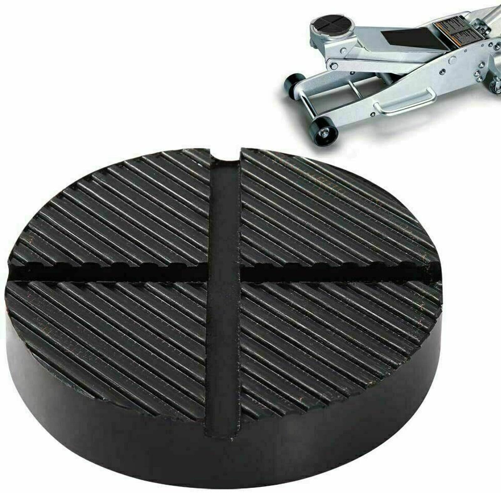 E-HEELP Universal Floor Jack Rubber Pad, Premium Quality Jack Pad Adapter for Pinch Weld Side Frame Rail Protection