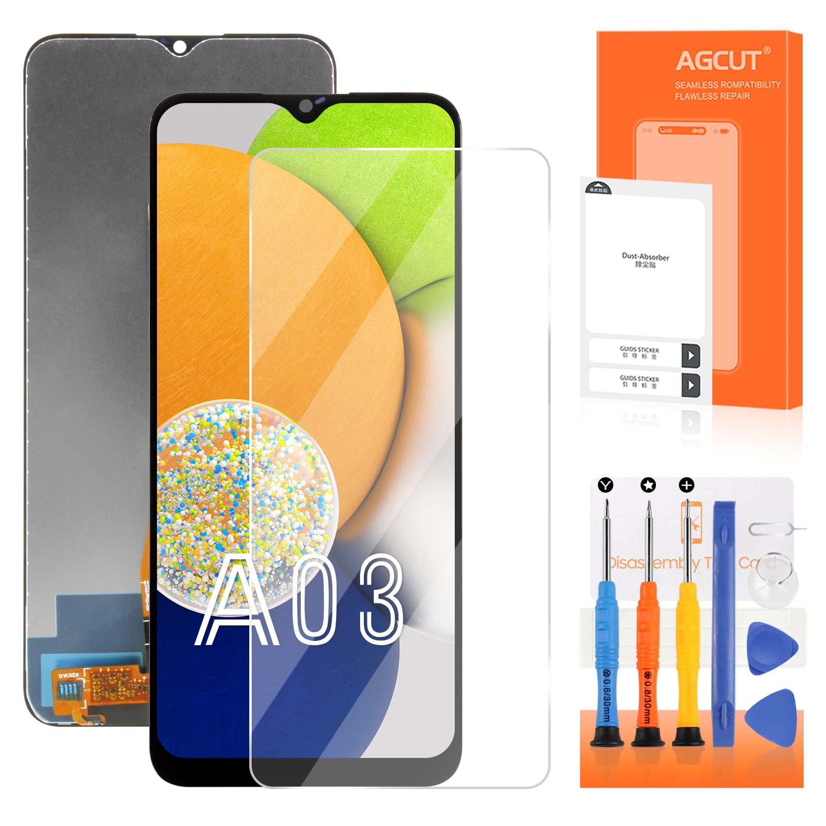 for Samsung Galaxy A03 Screen Replacement for Samsung A03 LCD Display SM-A035F/DS SM-A035M SM-A035F LCD Digitizer Touch Screen Assembly Repair Parts