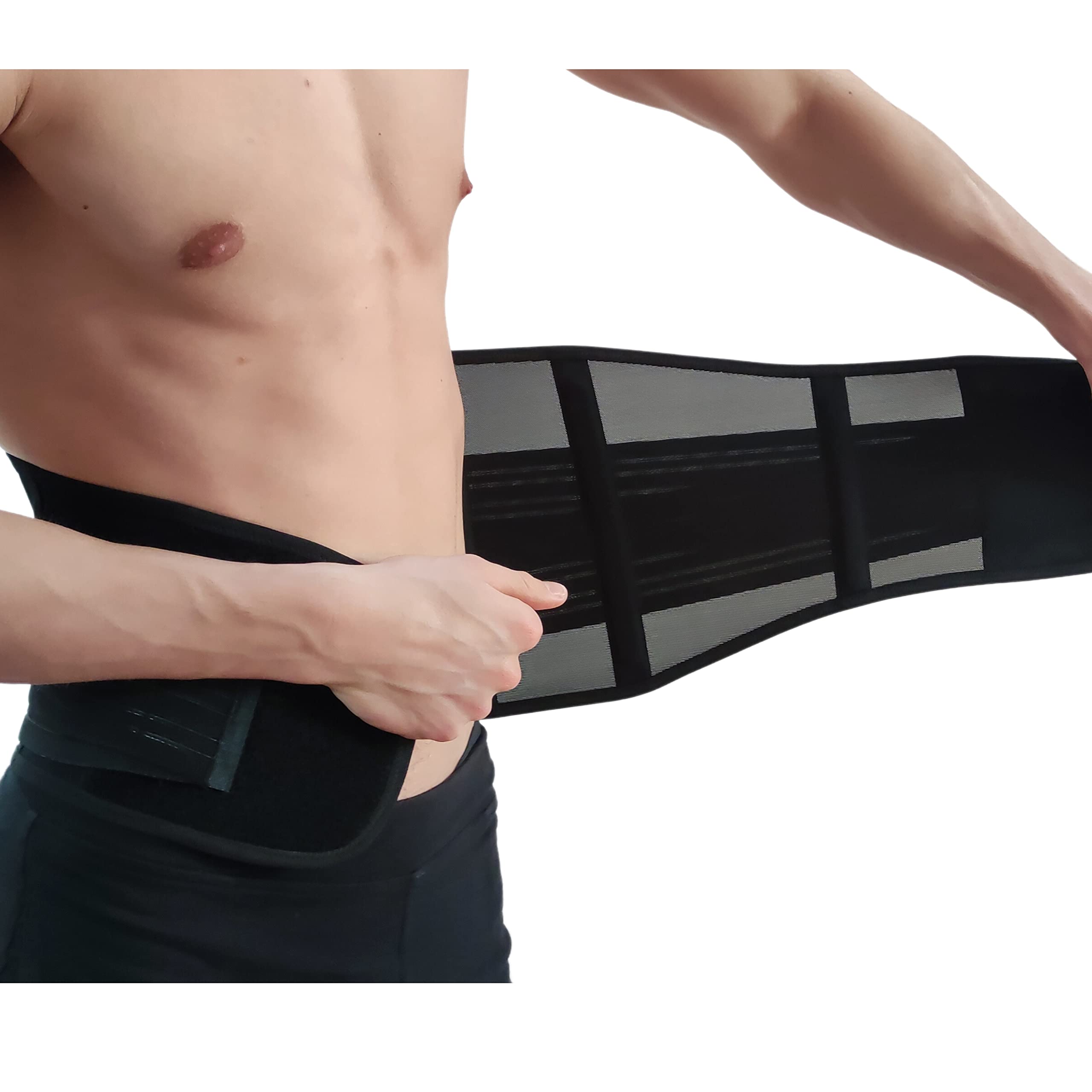 GYOUNG Fascia Lombare Supporto Schiena per sport Sostegno Fascia addominale busto correttore posturale corsetto lombosacrale fascia addominale