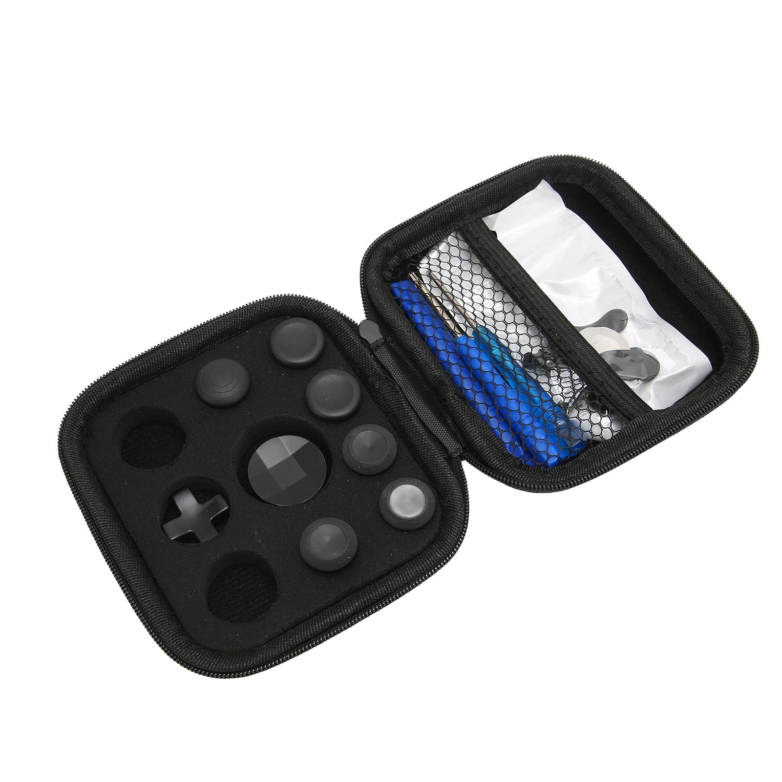 Kit D'accessoires Series 2, 6 Sticks Analogiques en Métal Différents 4 Palettes T6 et T8 Tournevis Accessoire de Jeu de Remplacement pour One Series 2 Controller Kit