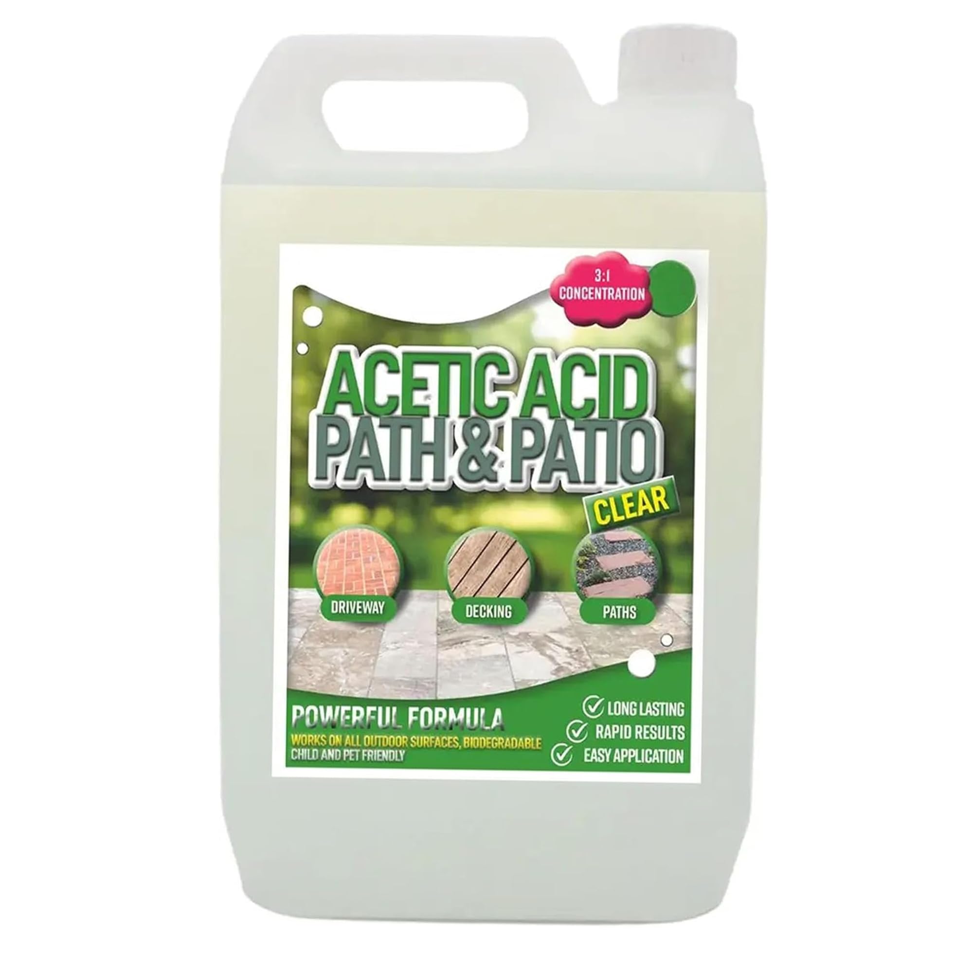 Concentrated Powerful Garden Acetic Acid Vinager Cleaner
