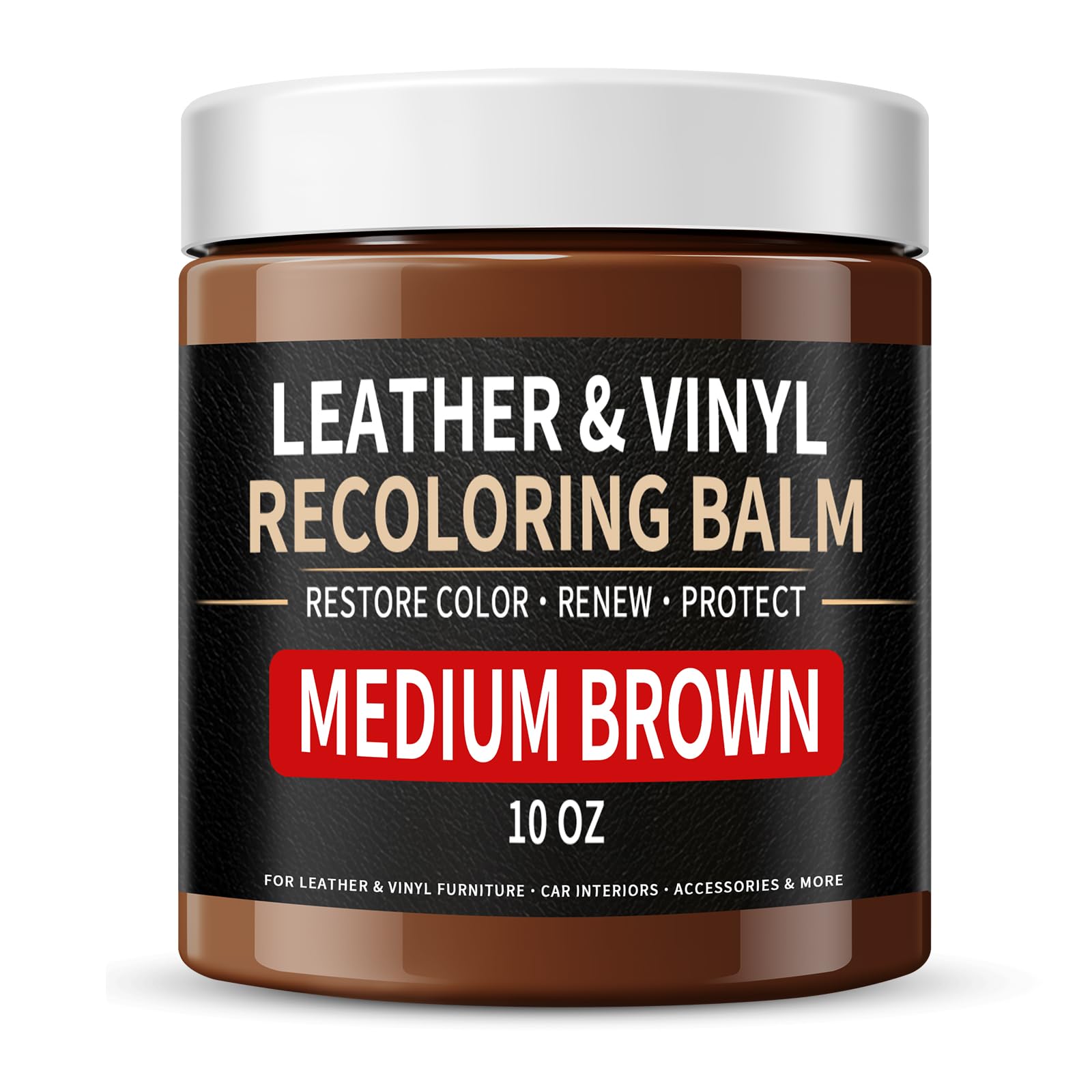 WERBME Leather Recoloring Balm Medium Brown