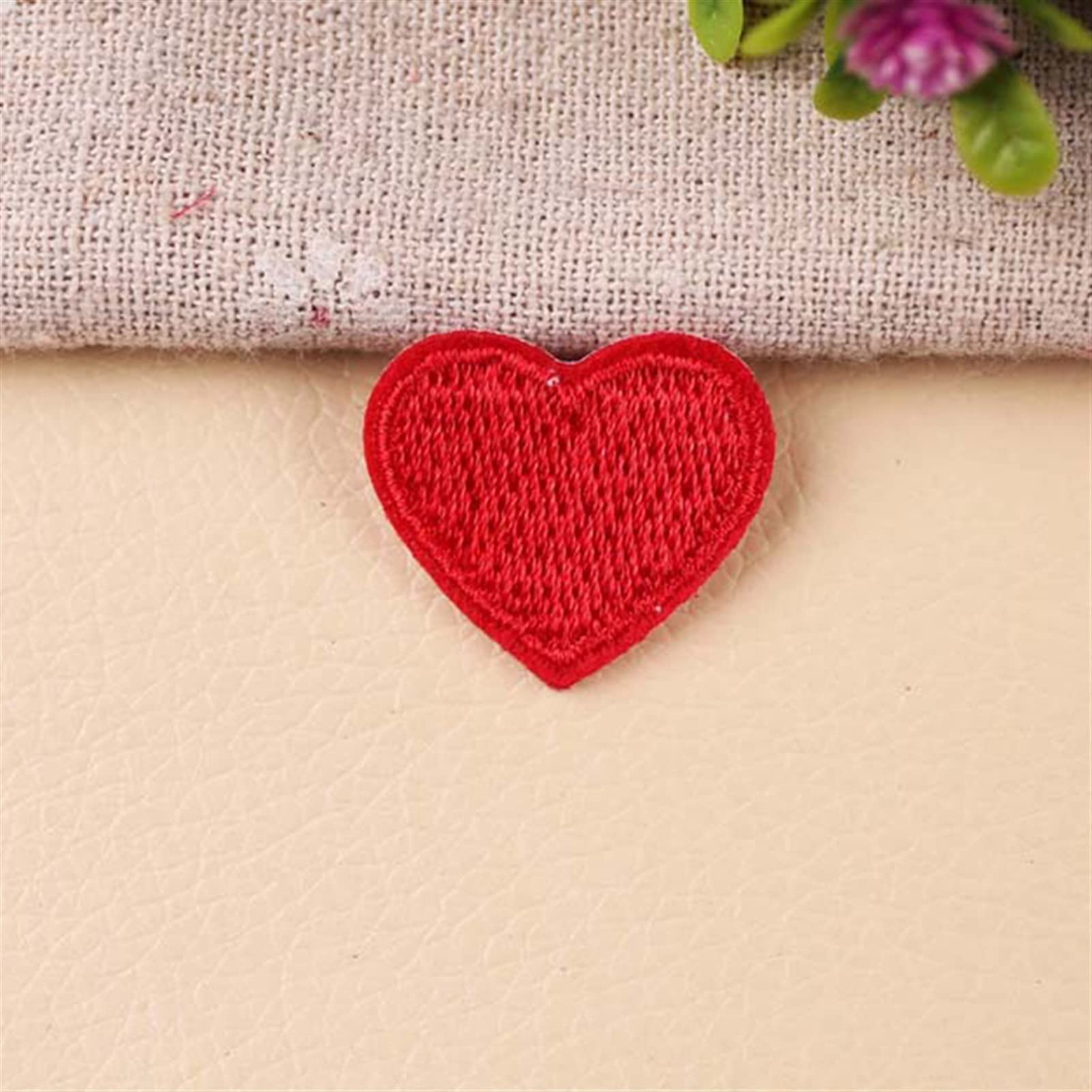 EMDOMO Red Love Heart Distintivi Applique Cothes Decorato