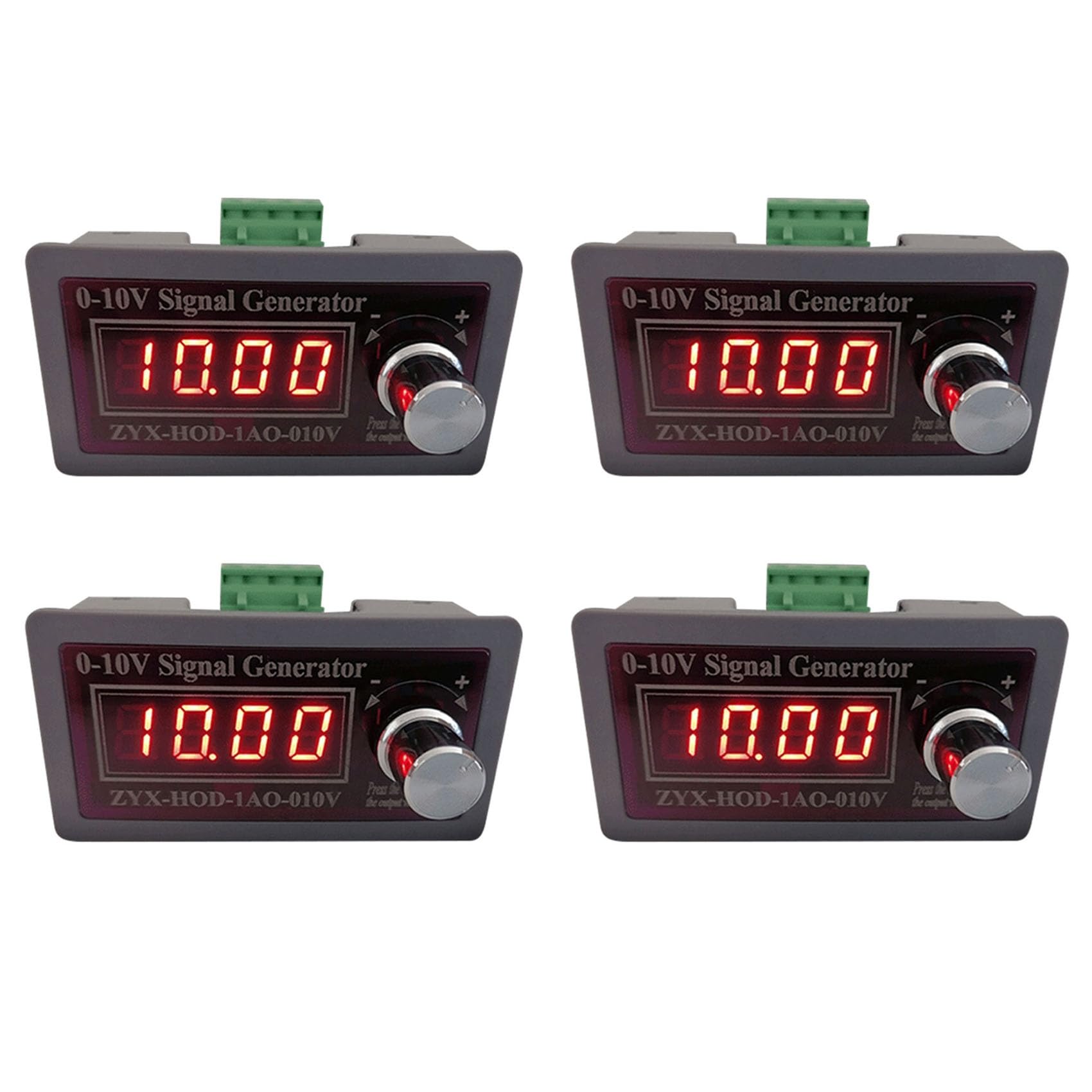 Jnchdghwa As Shown 4X Adjustable Voltage Analog Simulator 0-10V 5-10V Voltage Signal Generator Signal Sources Plc Signal Control