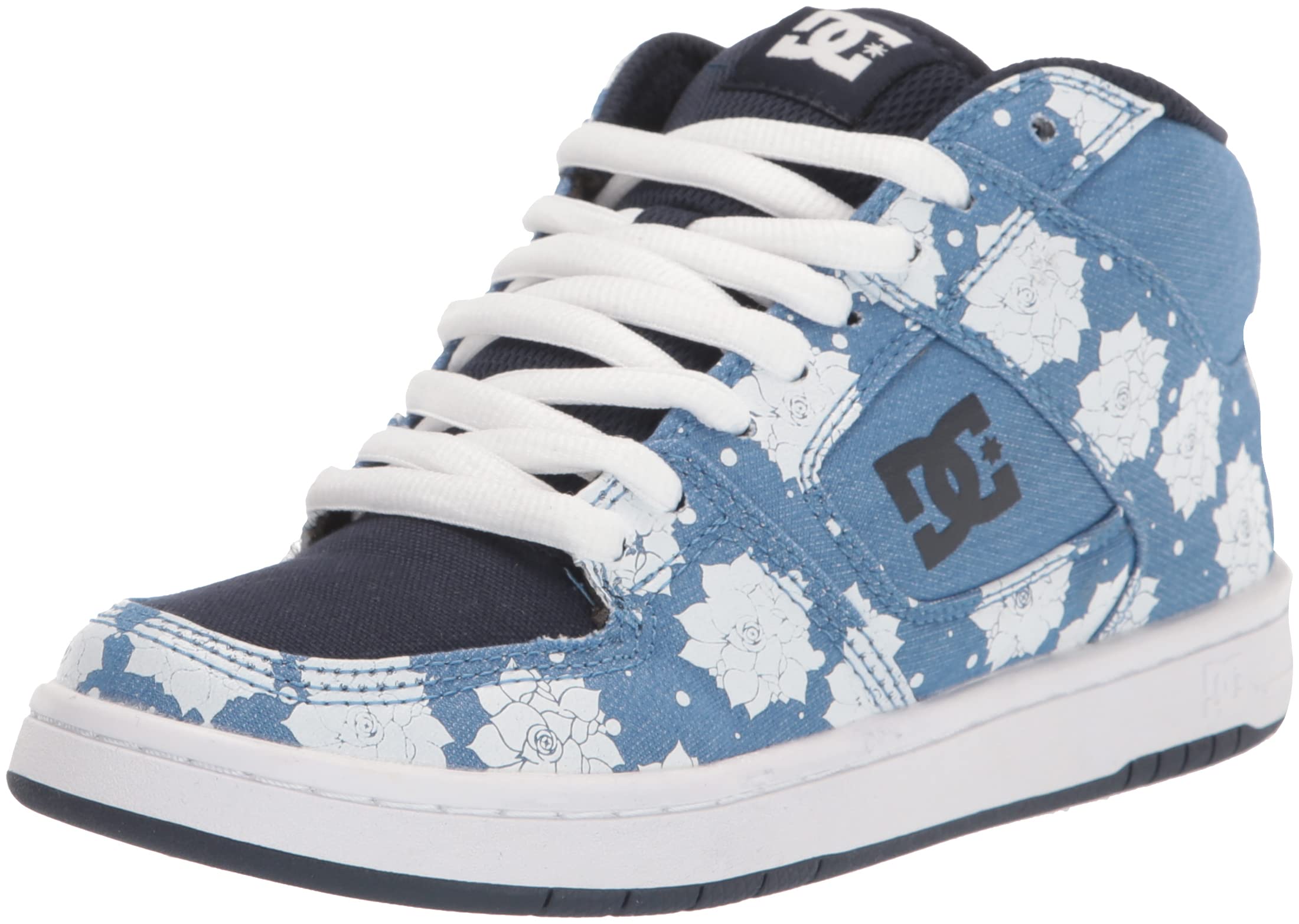 DC Women's Manteca 4 Hi Low Shoe Skate, Dark Denim, 5.5