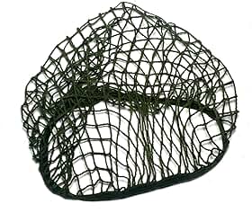 WW2 Réplica US M1 Capa de capacete tático com tela de rede verde campo reprodução da Segunda Guerra Mundial