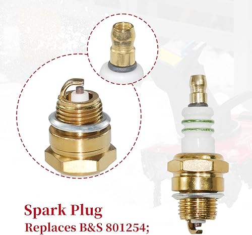 Miniatura 7 de 99-9313 Palas sopladoras de nieve con raspador 133-5585 121-6622 Kit de accesorios para cinturón que reemplaza 55-9250, 55-9251, 88-0771, 125-1128