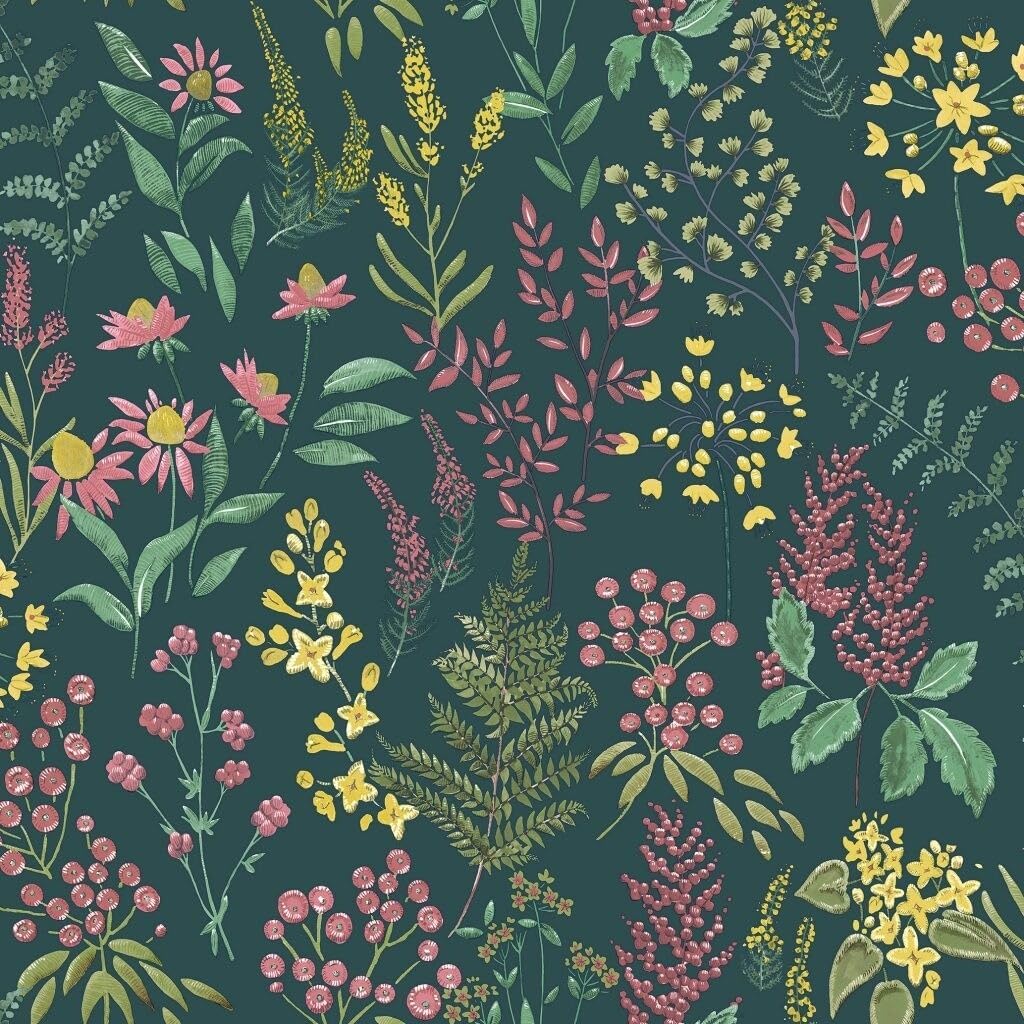 Rural Paradise Floral Sprig Wallpaper Pink/Cream Holden 13661
