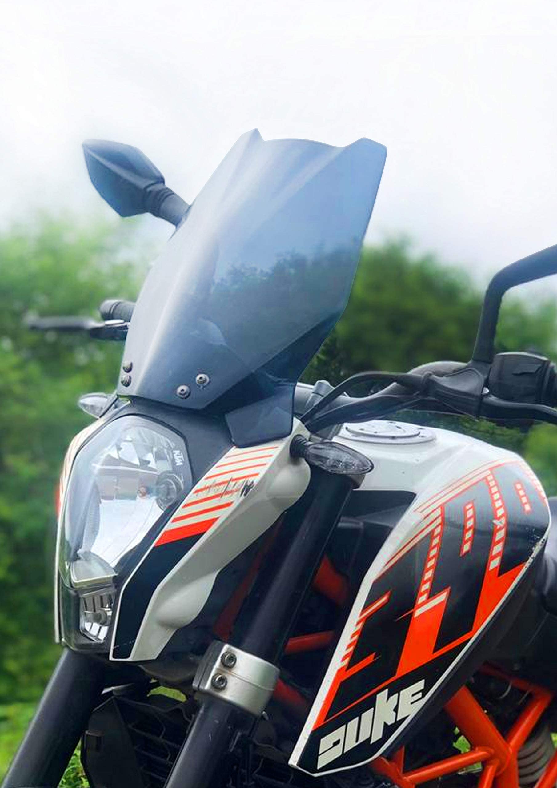 Autologue Design Duke 2012 2016 Visor Windshield Quick Mount Stock