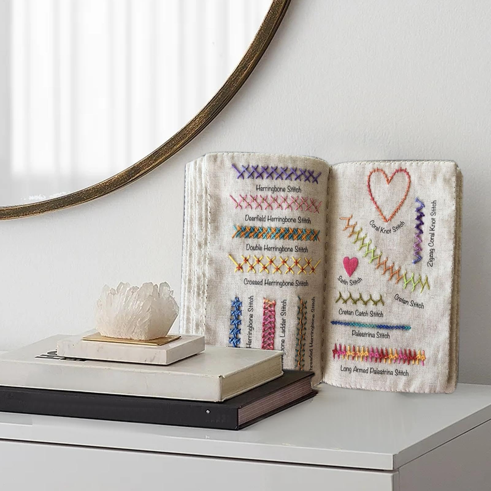 Amazon | 刺繍ステッチブック、初心者向け刺繍ブック、装飾