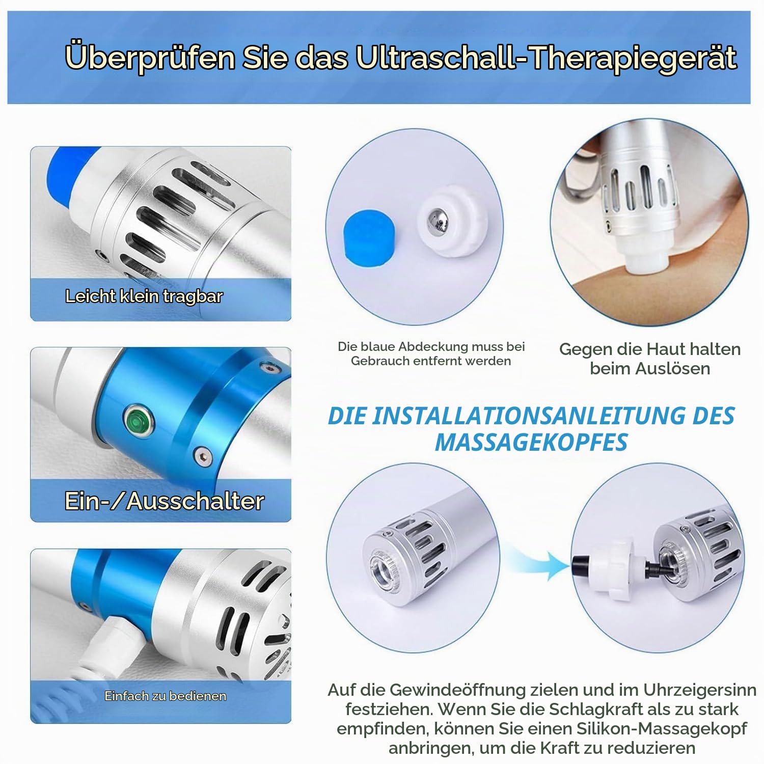 Stoßwellentherapie Gerät Erektile Dysfunktion, Stoßwellen-physiotherapie
