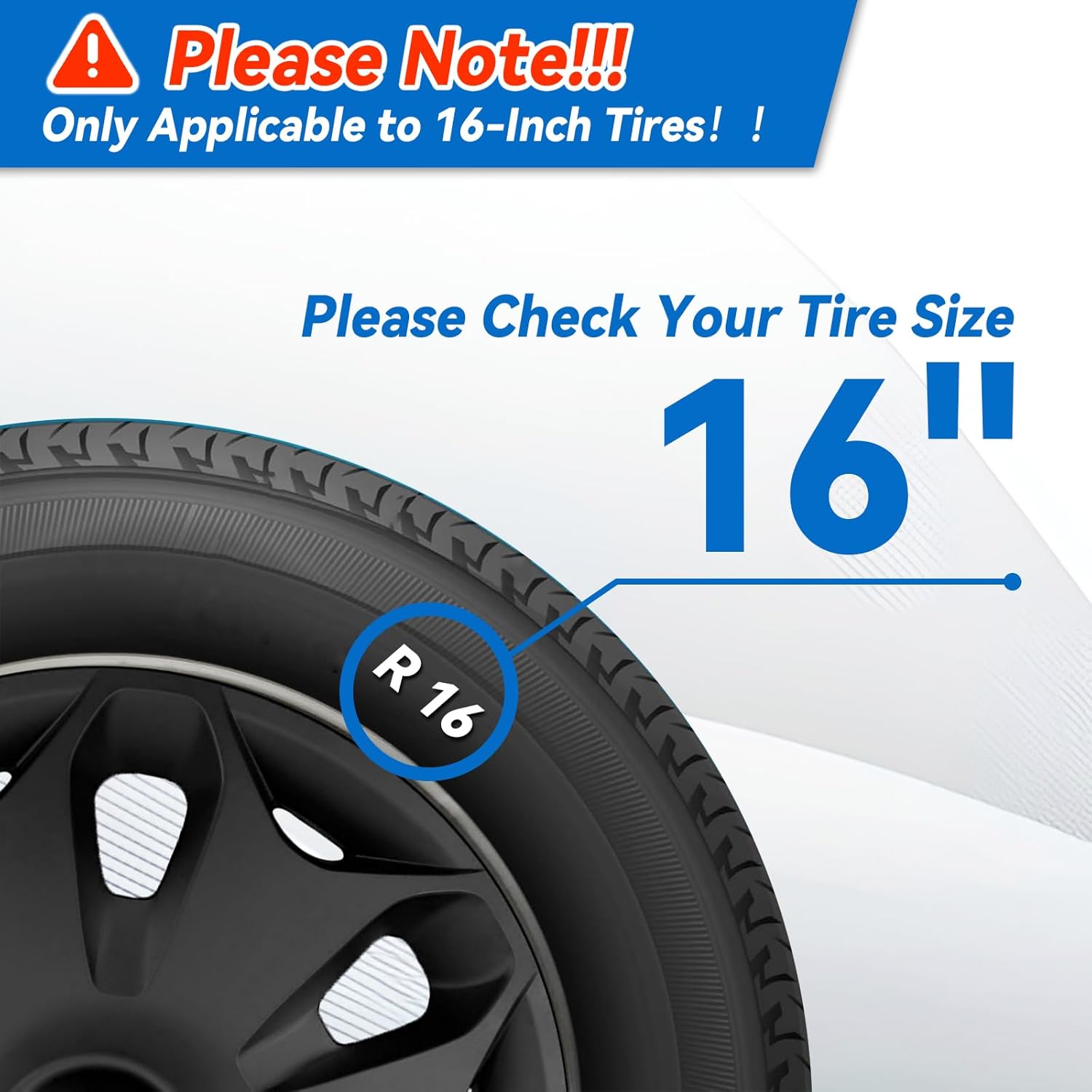 4Pcs 16‘’ Hubcaps Wheel Covers Fit for 2014-2023 Ford Transit Connect Snap-On Direct OEM Replacement for Transit Connect Hub Caps 16 Inch Wheel Covers #DT1Z-1130-C, DT1Z1130C, DT11-1130-EB, DT111130EB