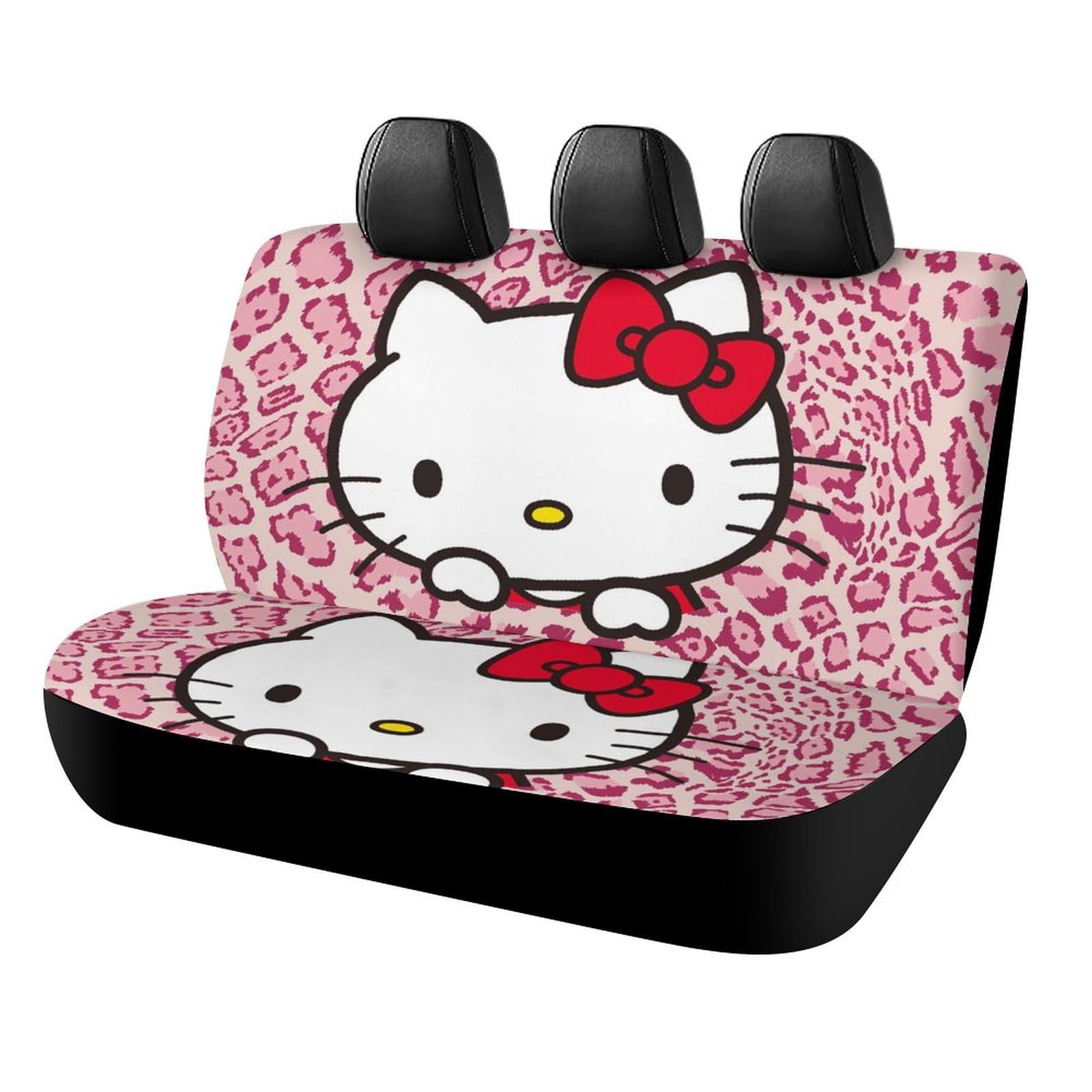 Amazon.co.jp: カーシートカバー ハローキティ ピンクのヒョウ柄 車 