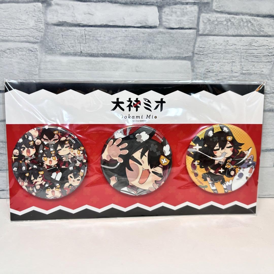 Amazon.co.jp: ホロ ライブ 大神ミオ 缶バッジ 誕生日記念 2022