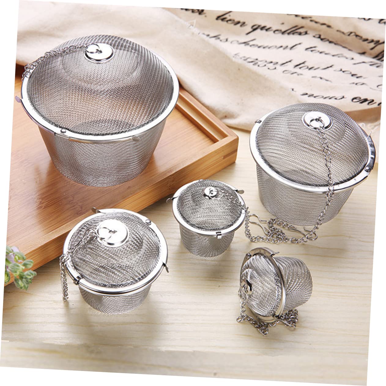 Colino da tè Infusore da tè in acciaio inossidabile Foglie di tè Spezie