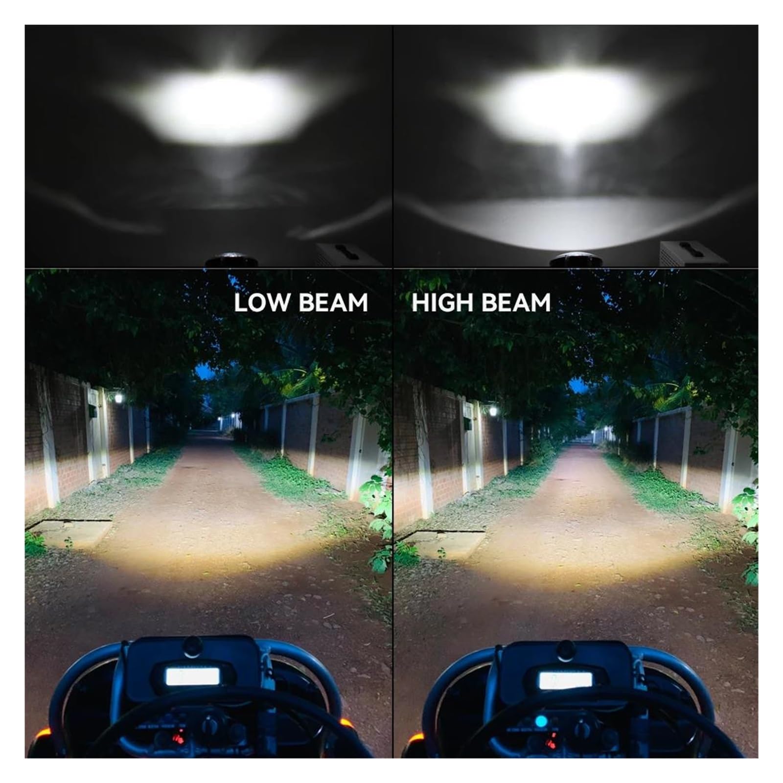 Phare LED 5.75 Pouces Moto Avec Halo Angel Eyes - Projecteur Argent Pour Sportster 1200 883 Street 500 750 Et Modèles Dyna Softail