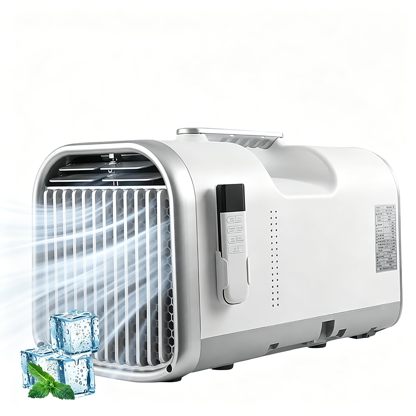 KPOUYYDS 4-in-1 Portable Tent Air Conditioner, Car Air Conditioner with 5100 BTU Cooling for Camping, RV, Tents & Small Room, 110V 400W Low Power Consumption 12H Timer, Remote Control 60°F-89°F V1pro