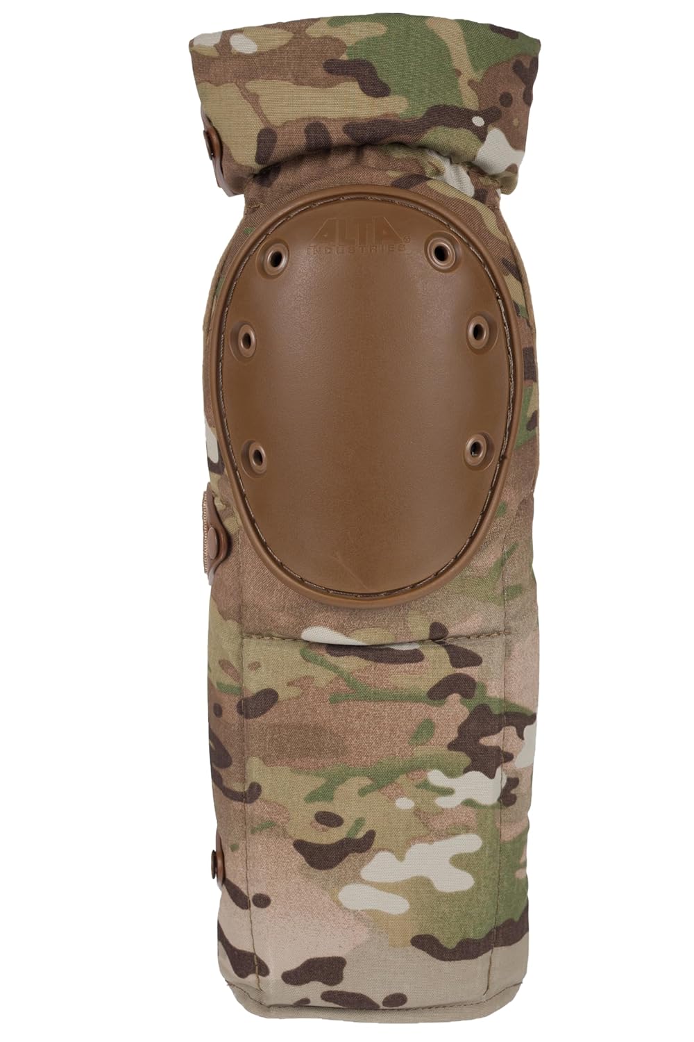 ALTA 52953.09 AltaCONTOUR Extended Knee and Shin Protector, Olive Green Cordura Nylon Fabric, AltaLOK Fastening, Flexible Cap, Long, Olive Green
