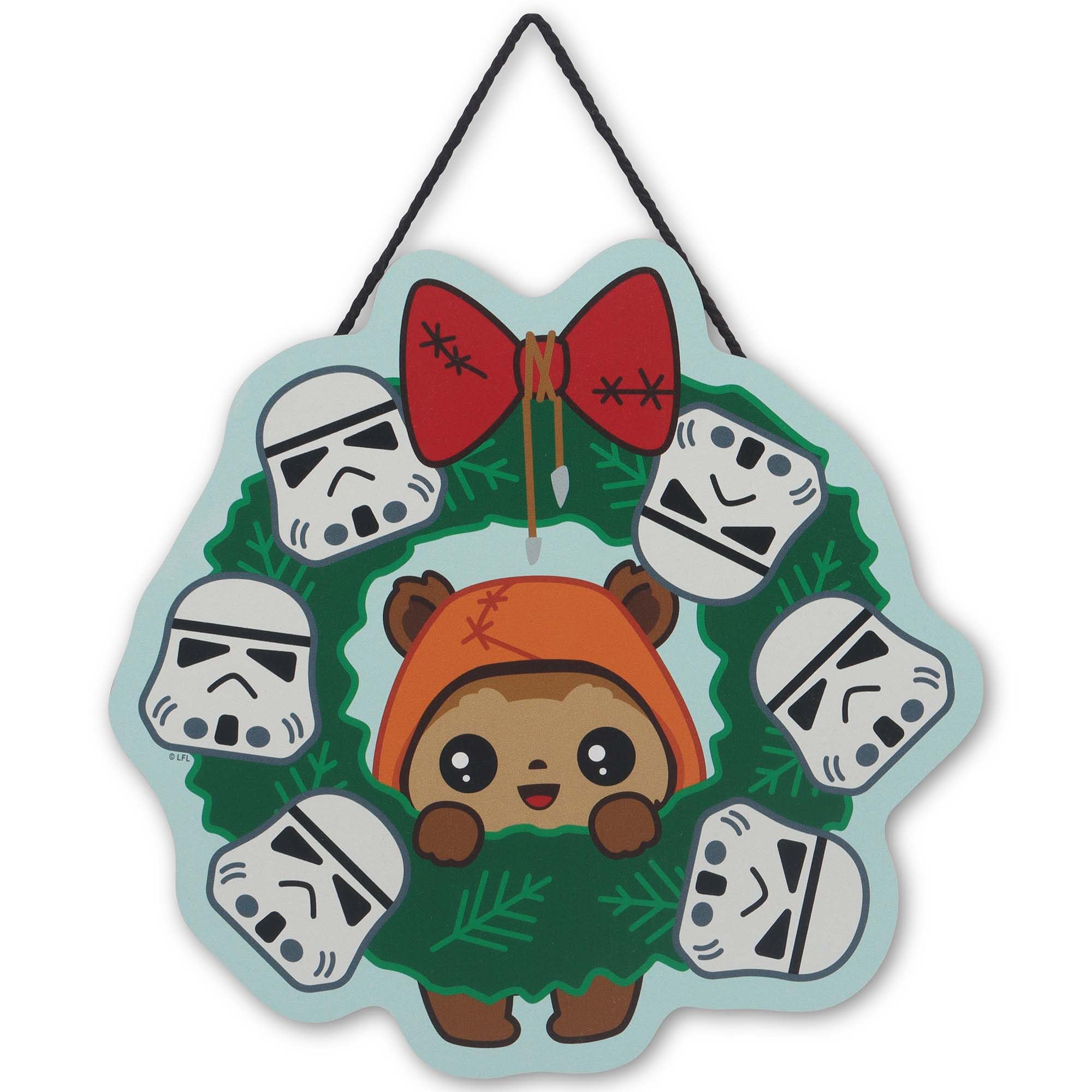 Amazon.com: Disney Star Wars Ewok and Stormtroopers Wreath