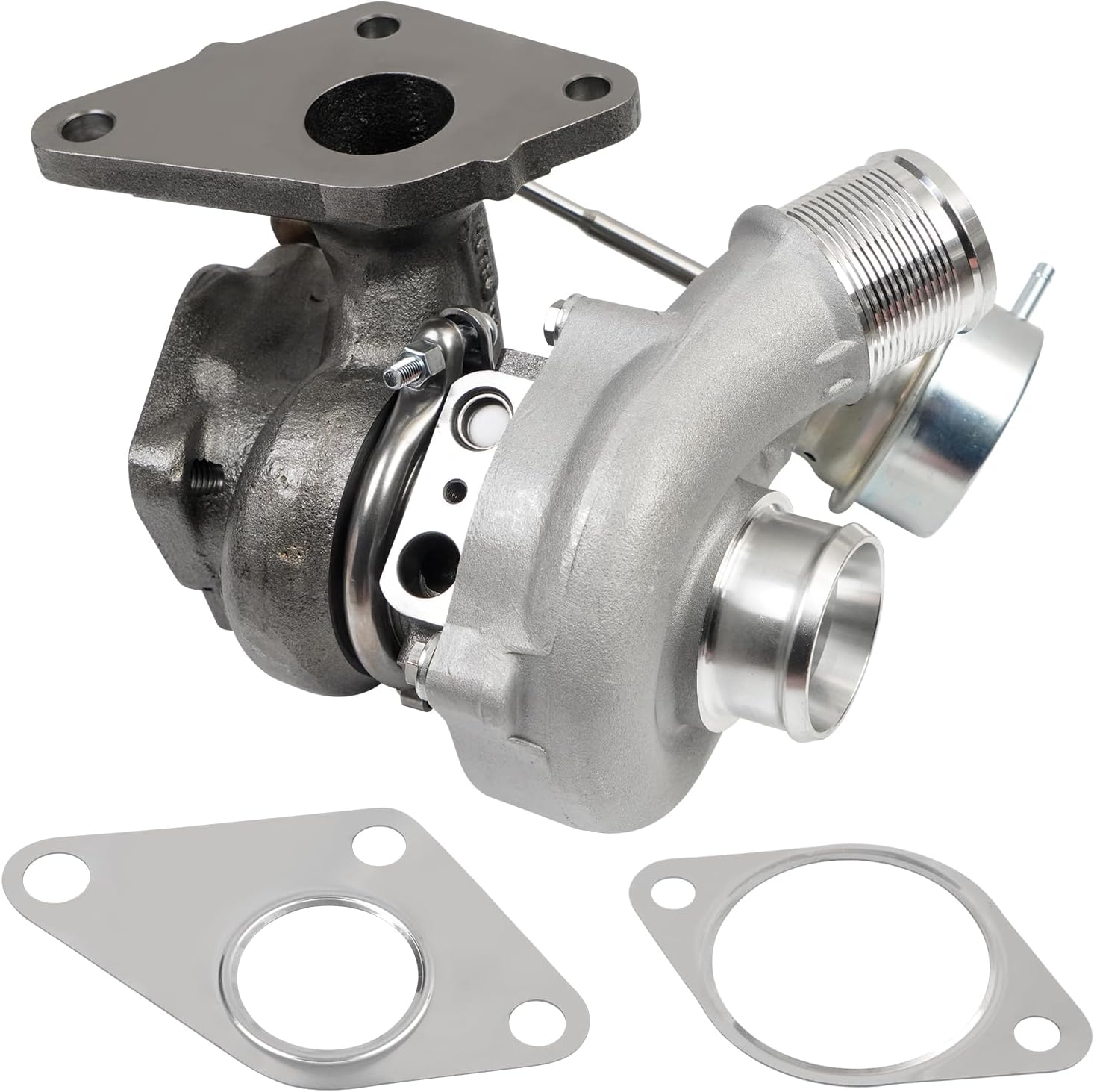 Left Side Turbocharger Turbo Kit compatible with Ford F150 V6 2.7L 2015-2017 replace 53039880406 FL3Z6K682D FL3Z6K682C FL3Z6K682A