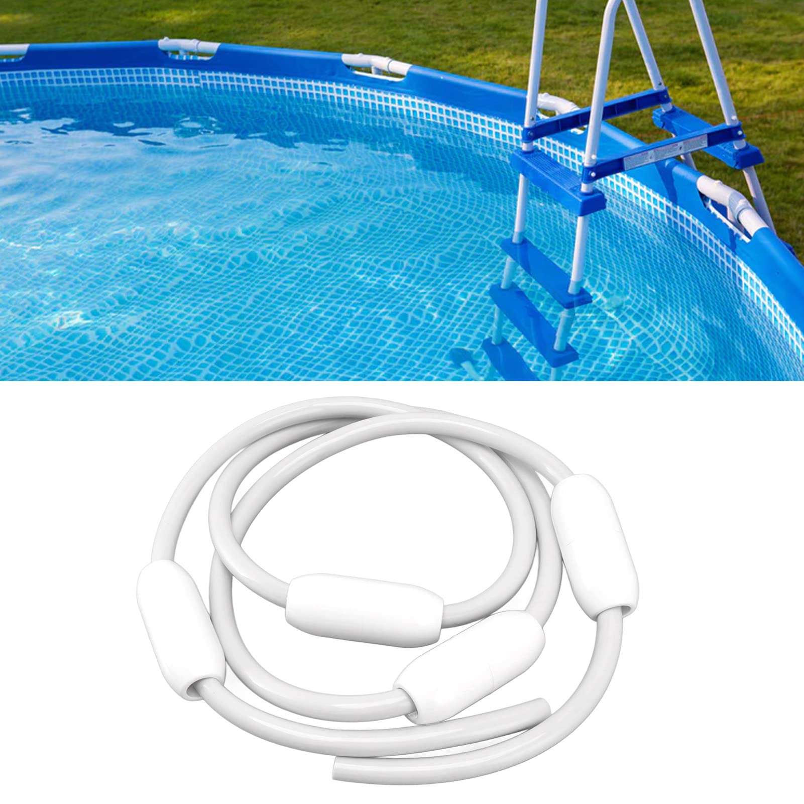 Remplacement du Tuyau d'alimentation du Nettoyeur de Piscine D45, 10 Pieds avec 4 flotteurs D10
