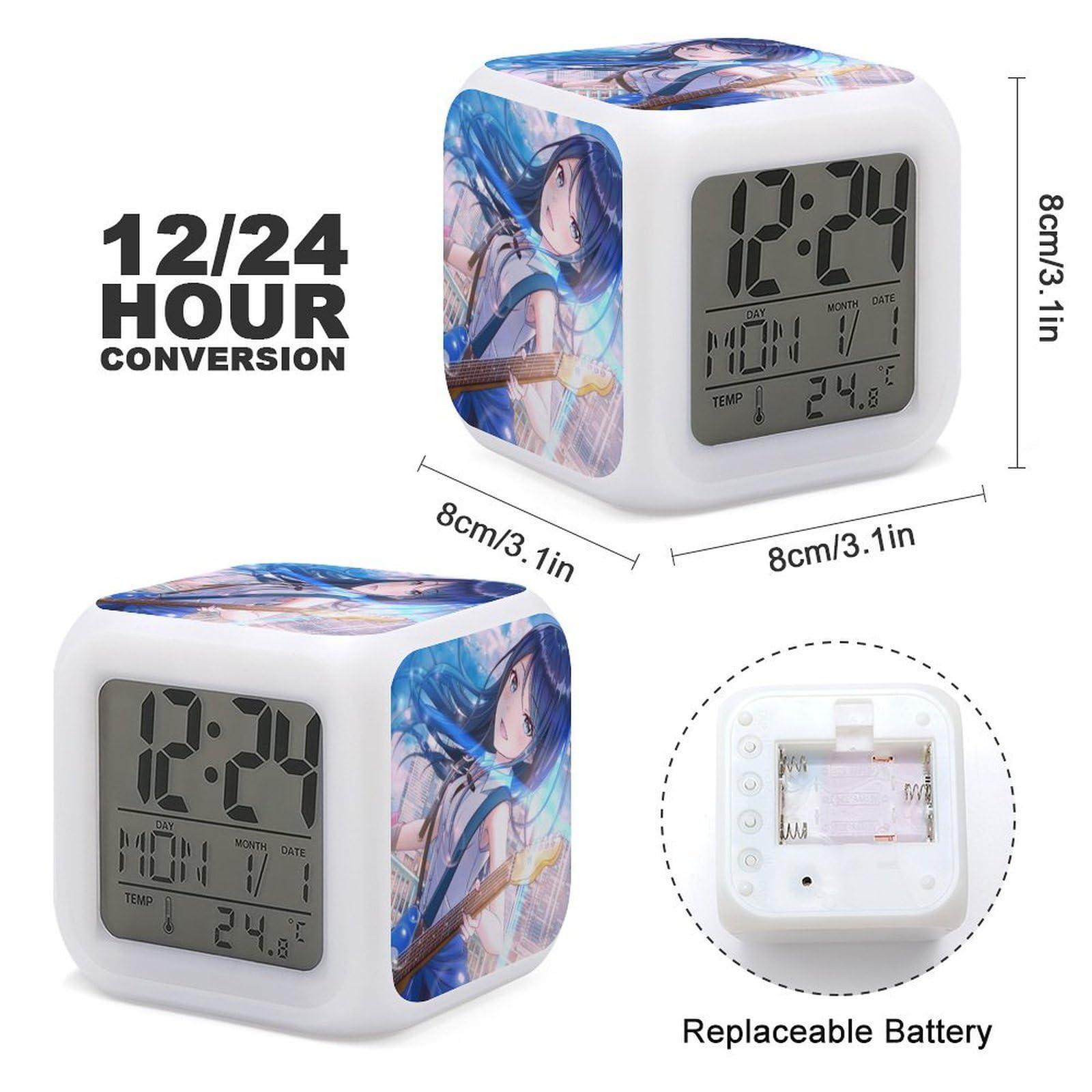 プロセカ 目指し時計 Amazon.co.jp: 目覚まし時計 プロセカ ボーカロイド 星乃一歌 アニメ