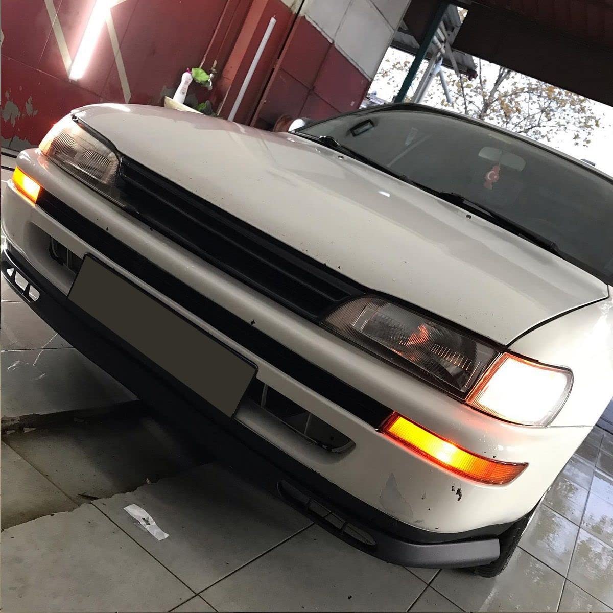 2 szt. PRZEDNI SPOILER Zderzak Lip Euro Spoiler Uniwersalny zestaw karoserii, dla TOYOTA, modelu Corolla, Laguna