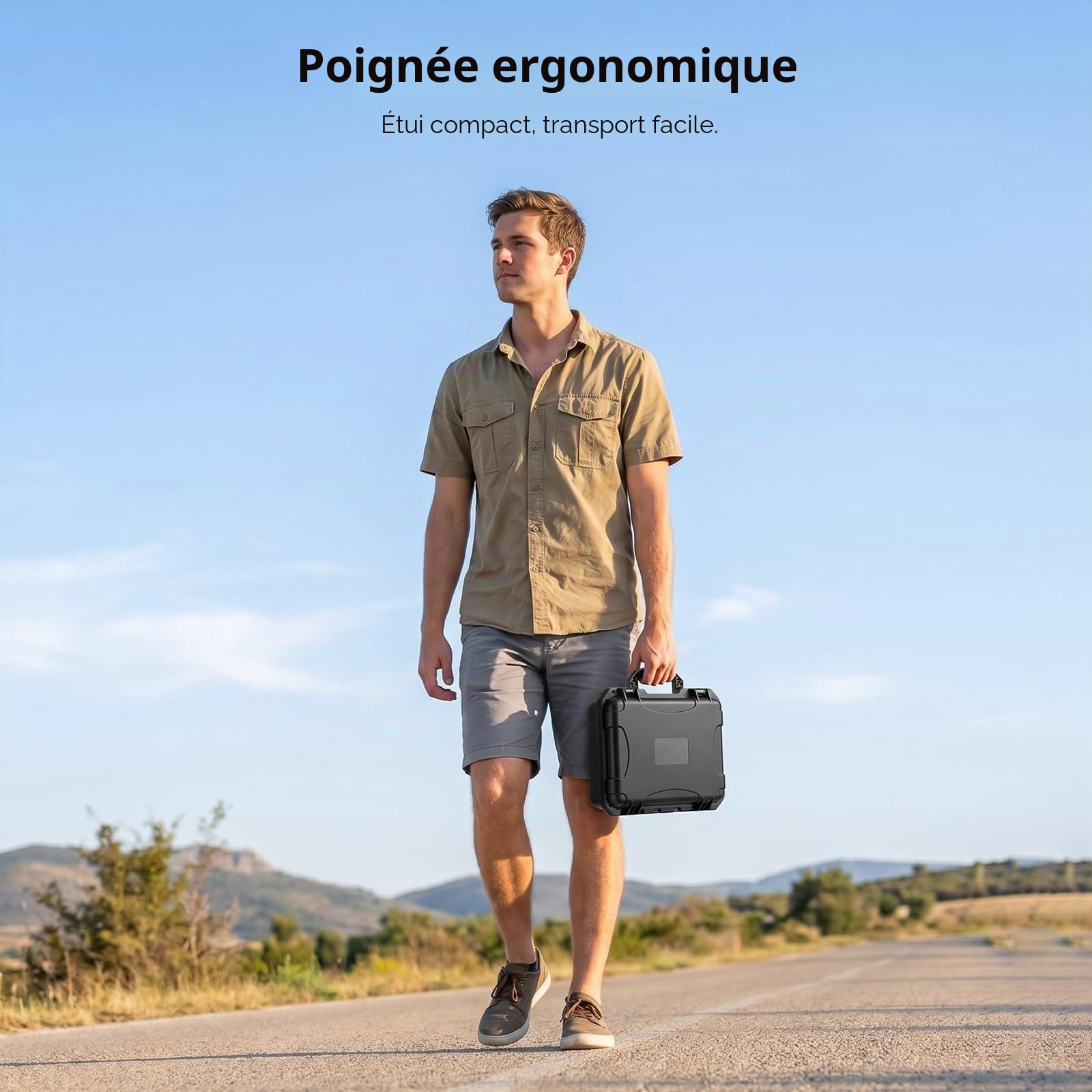 FPVtosky Coque rigide étanche pour Lito X1, Fly More Combo, compatible avec contrôleur RC 2, batterie, hub de chargeur et autres accessoires [étui uniquement]